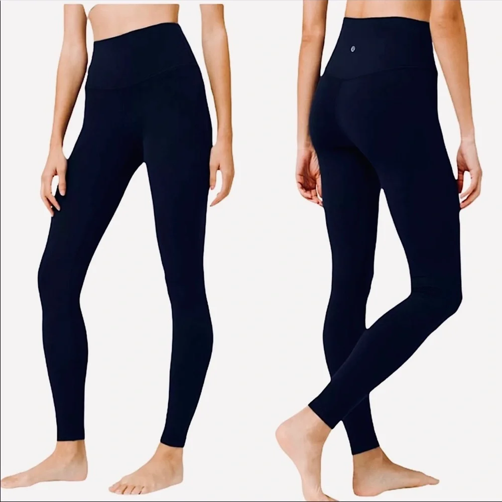 NWT Lululemon Align High Rise Pant 28"  Black - Picture 10 of 12